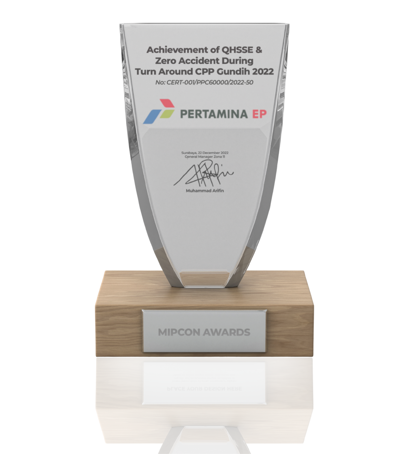 Pertamina EP QHSE Zero Accident Turn Around CPP Gundih 2022
